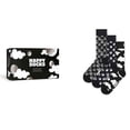 thumbnail image 6 of Happy Socks 3 Pack Unisex Socks, Gift Box, Mixed Colours Black And White 36-40 (Uk 4-7), 6 of 6