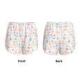 thumbnail image 4 of Disketp Happy Easter Print Women's Shorts Workout Shorts for Athletic Gym Running Shorts with Phone Pockets XX-Large, 4 of 8
