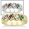 Keepsake Personalized 10k Synthetic Mother's Ring