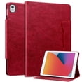 thumbnail image 6 of ELEHOLD for iPad 10.2/iPad Pro 10.5 (2017/2019) /Air 3 ,Premium PU Leather Card Slot Folio Stand Cover, Auto Wake/Sleep,Multiple Viewing Angles Magnetic Smart Shockproof Protective Cover,Red, 6 of 6