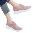 thumbnail image 5 of longantii Womens Slip On Running Shoes Breathable Walking Shoes Lightweight Gym Workout Shoes Non Slip Fashion Sneakers Pink, 5 of 5