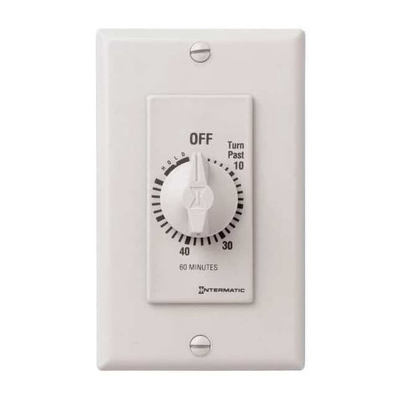 Intermatic Timer,Spring Wound,60 Min,Hold Feature FD60MHW