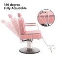 thumbnail image 6 of BarberPub Salon Chair for Hair Stylist, All Purpose Hydraulic Barber Styling Chair 8548 Pink, 6 of 8