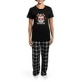 thumbnail image 4 of CafePress - Corcoran Coat Of Arms Women's Dark Pajamas - Women's Short Sleeve Print T-Shirt and Pants Dark Cotton Pajama Set, 4 of 7