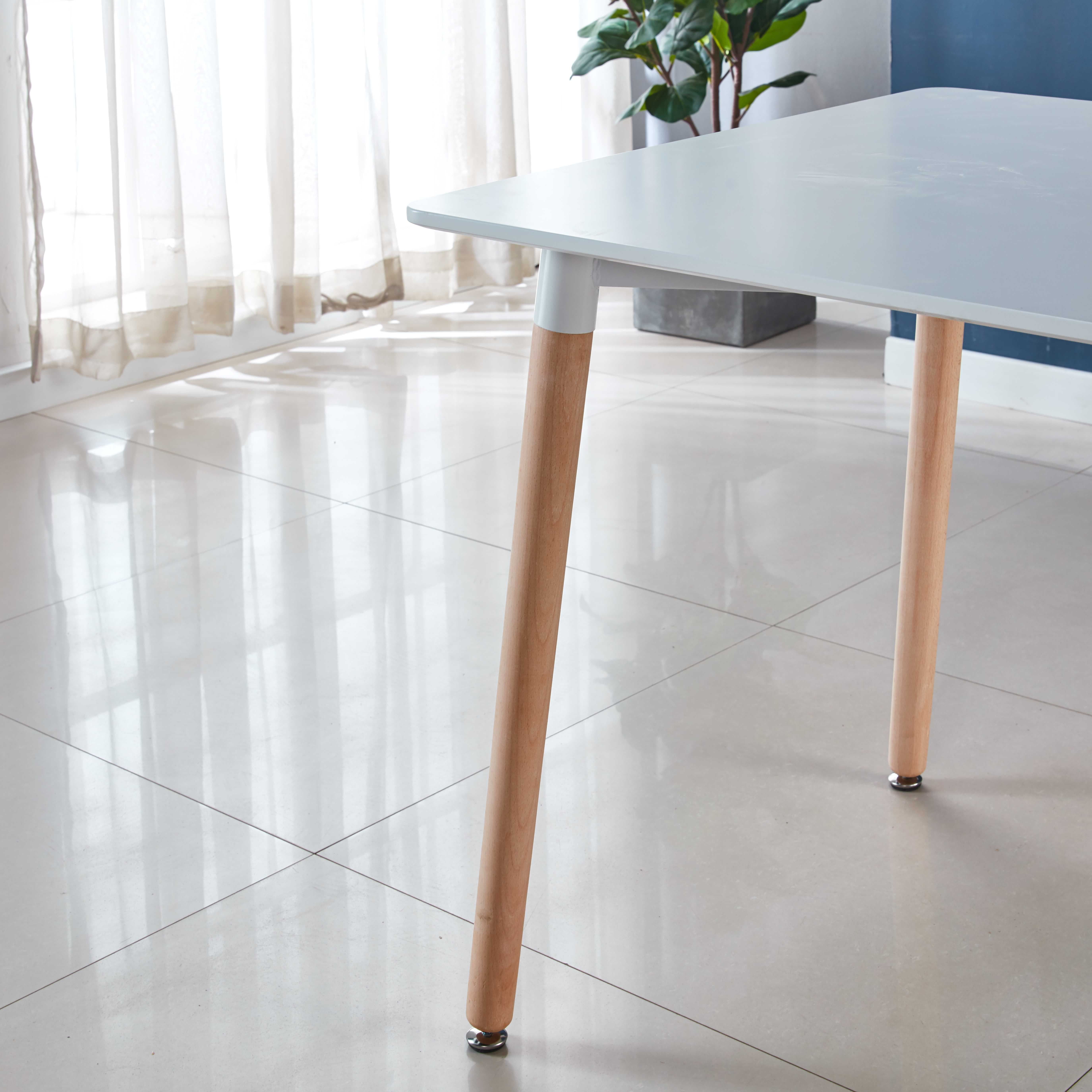 MAYEERTY Modern Black Square Extendable Dining Table - Metal Legs, Bold Gatherings