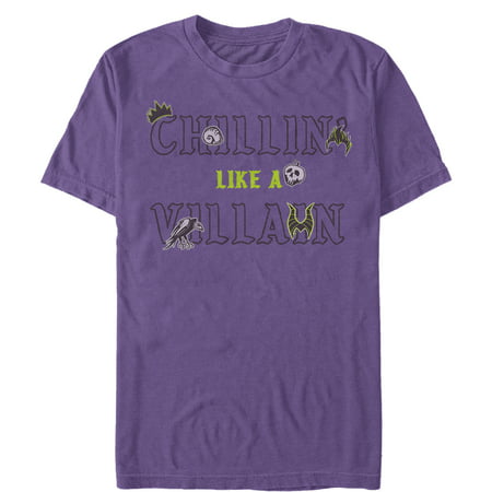 Disney Princess Men's Chillin' Like a Villain Icons T-Shirt