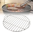 thumbnail image 1 of Stainless Grill Grate Extra Thick Round Grill Grates Replacement With Handle For Picnic & Outdoor Cooking, 1 of 6