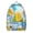 Sky-blue-12, variant on Artistic Skeleton and Skull Backpack, Durable School Bag Featuring Retro Floral Design with Mystic Gold and Geometric Elements