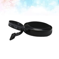 GOOHOCHY 4Pcs Mini 150cm Plastic Tape Measure Ruler Anti-Drop Tapeline Metric Scale Measuring Tape for Home Black