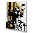 thumbnail image 2 of DESIGN ART Designart "Golden Fluidity Of Womanhood Iii" Modern Woman Canvas Print 24 in. wide x 32 in. high, 2 of 5