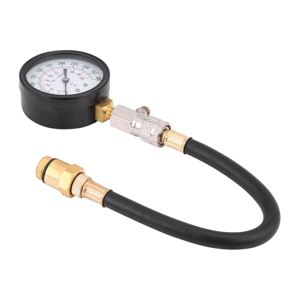 Tebru Cylinder Pressure Test Gauge,Motorcycle Petrol Gas Engine