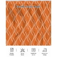 thumbnail image 5 of Orange Stripes Wrap Around Bed Skirts for King Bed 16" Drop, Bed Skirt with Adjustable Elastic Belt Dust Ruffle Bed Valance for Bedroom Hotel Luxury Simple Geometric Modern Monochrome Bed Frame Cover, 5 of 7