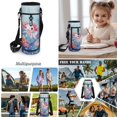 thumbnail image 6 of KUIFORTI Cute Axolotl School Bag with Lunch Bag, 4 Piece Kids Backpack Set for Teens Elementary Middle School, Boys Girls Bookbag with Pencil Pouch School Essentials Gifts, 6 of 7