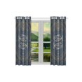 thumbnail image 2 of MKHERT Pisces Zodia Window Curtains Kitchen Curtain Room Bedroom Drapes Curtains 26x39 inch, 2 Piece, 2 of 3