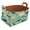 Multicolor 3, variant on Bright Shell Storage Basket Collapsible Storage Bin, PU Foldable Basket Convenient Box Storage Organizer with Handles for Shelves Office Bedroom Closet Nursery Toys Laundry