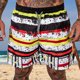thumbnail image 2 of Pantalones cortos de playa con estampado de colores de verano a la moda para hombre Fridja  fhjkhfk457782, 2 of 9