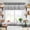 Gray, variant on Teal Green Boho Kitchen Curtain Valances for Windows Farmhouse Short Curtains, Vintage Ethnic Tribe Abstract Art Rod Pocket Valance Curtain for Bedroom Cafe Living Room 54"x18"