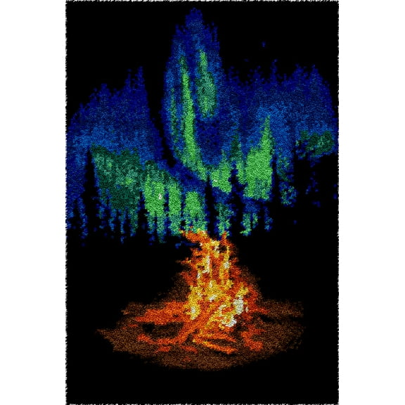 Campfire | Rug Making Latch Hooking Kit
