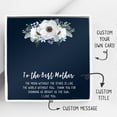 thumbnail image 2 of Personalized Card and Necklace for Mother's Day, Custom Card and Necklace for Mom, Jewelry Gift for Mom, Custom Card and Jewelry For Mom, Gift for Her [Rose Gold, No-Personalized Card], 2 of 3