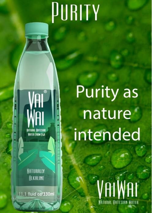 Vai Wai Natural Artesian Water From Fiji, 33.8 Oz.