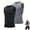 A-Black+Gray, variant on North Alpine Compression Shirt, Slimming Body Shaper Vest, High Elasticity Tummy Control, No Rolling Edges,Breathable, Sweat-Wicking for Gym