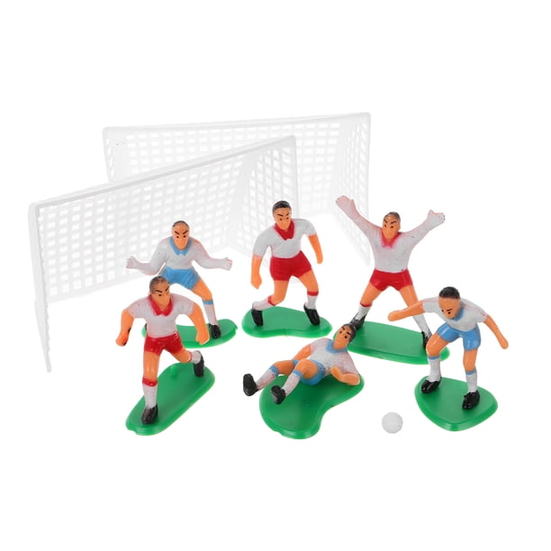 1 juego de decoraciones para tartas de cumpleaños de fútbol, decoraciones para tartas de cumpleaños de fútbol, decoración para fiestas con temática deportiva, adornos para tartas con temática deport