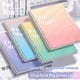 thumbnail image 2 of CHEN LIN Little Fresh A5/B5 Cuaderno de hojas sueltas con degradado, carpeta desmontable, cuaderno rayado, cuaderno de notas en espiral, útiles escolares, 2 of 5