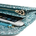 thumbnail image 7 of Mint Green Paisley Weekender Crossbody Bag For XOLO Era, Cube 5.0, A1010, Win Q1000, 8X-1020, Omega 5.0, Opus 3, Q1020, Opus HD, Play 8X-1100, | Phone Cases and Covers, 7 of 7