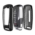 thumbnail image 5 of Gloss Black Genuine Real Carbon Fiber Key Fob Protective Cover Case For Dodge 2019-up RAM 1500 TRX 2500 3500 Pickup Truck, 5 of 9