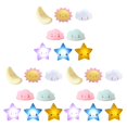 thumbnail image 2 of Inteprter Niños Dibujos animados LED Luz de noche Niños Dormitorio Lámpara de Mesita de noche Luna Estrella Luz nocturna Regalo Type1 NO1 Inteprter CBP095245, 2 of 6