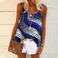 thumbnail image 1 of Puntoco Blusas de cuello cuadrado, blusas casuales de moda para mujer, camisetas holgadas estampadas, camisolas de cuello redondo, 1 of 4