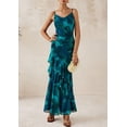 thumbnail image 4 of Vestido Maxi PRETTYGARDEN 2025 Verano Floral para Playa, 4 of 7