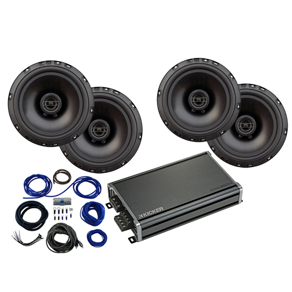 Kicker 6x9 Speaker Upgrade Kit For Toyota Tacoma 2005-2023 – Includes Speakers, Adapters, Harness & Backup Camera – CSC6934 Bundle