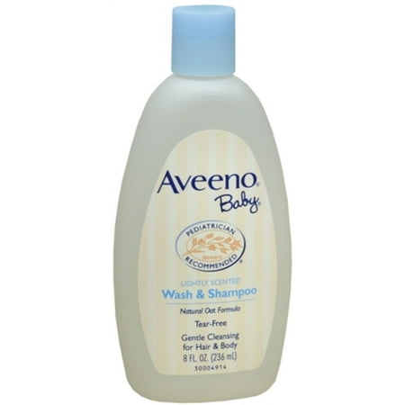 AVEENO Baby Wash and Shampoo 8 oz (Pack of 3)