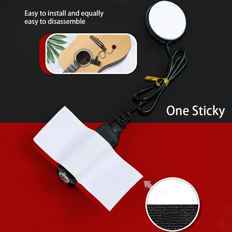エレキギター用pickup chidgrass P-007 Guitar Microphone Piezo Acoustic Pickup Self