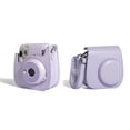 thumbnail image 3 of Visland Camera Protective Case Shock-proof Anti-scratch Digital Camera Retro Faux Leather Carrying Pouch with Shoulder Strap for Fujifilm-Instax Mini 11, 3 of 8