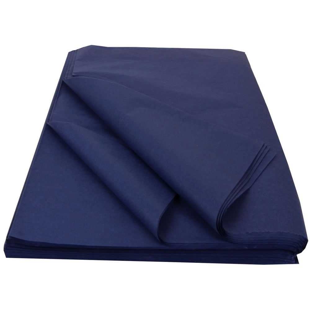 JAM Paper Gift Tissue Paper, Navy Blue, 480 Sheets/Ream