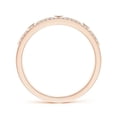 thumbnail image 2 of ANGARA Lab Grown Triple-Layered Diamond Wedding Ring for Women in 14K Rose Gold (Size-1.3mm| Color-F-G| Clarity-VS) | April Birthstone, Anniversary, Jewelry Gift for Women | Lab-Grown Diamond Ring, 2 of 5