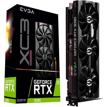 EVGA GeForce RTX 3090 XC3 Ultra Gaming Graphic Cards, Black