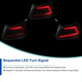 thumbnail image 5 of Spec-D Tuning Jet Black LED Tail Lights w/ Red Sequential LED Tube Compatible with 2015-2021 Subaru WRX / WRX STI  Left + Right Pair Assembly, 5 of 6