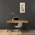 thumbnail image 3 of Wild Apple Portfolio 8x14 White Modern Wood Framed Museum Art Print Titled - Warm Fluttering Panel II, 3 of 4