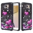 thumbnail image 1 of Galaxy On7 (2016) / On Nxt Case, SOGA [Astro Guard Series] Hybrid Armor Cover Protector Case for Samsung Galaxy On7 (2016) / On Nxt - Black Heart, 1 of 1
