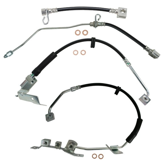 TRQ Brake Hose Fits 2002-2005 Dodge Ram 1500 BLA63998