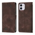 thumbnail image 2 of Wallet Case for iPhone 11, Skin-Friendly PU Leather Shoulder Strap Lanyard Crossbody Magnetic Clasp Flip Folio Cover with Card Slots Holder Kickstand Shockproof Case for iPhone 11,Brown, 2 of 6