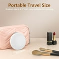 thumbnail image 6 of Siloon Travel Mirror with Light, 1X/10X Magnification Compact Mirror, 3.5" Rechargeable LED Purse Mirror, Portable Lighted Pocket Mirror, White, 6 of 7