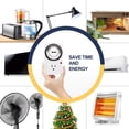 thumbnail image 2 of iPower 24 Hour Plug-in Mechanical Electric Timer, Switch with Programmable Plug, AC 1725W 1/2 HP, UL Listed, Accurate Heavy Duty 3-Prong for Lamps Fans Christmas String Lights, 2 of 7