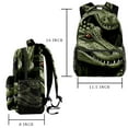 thumbnail image 2 of Lightweight Backpack Crocodile School Bag Travel Laptop Daypack for Men Women Casual Rucksack, 2 of 6
