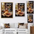 thumbnail image 4 of Designart "Elegant Savory Breakfast III" Baking/Baked Goods Wall Art Living Room, 4 of 7