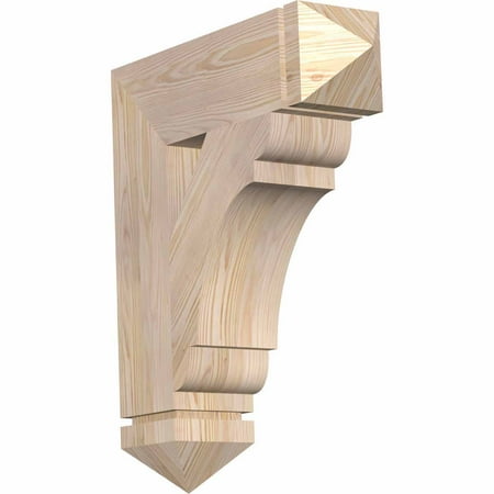

Ekena Millwork 5 1/2 W x 22 D x 26 H Olympic Arts & Crafts Smooth Bracket Douglas Fir