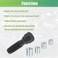 thumbnail image 4 of Unique Bargains 5 Pcs 14mm Auto Cylinder Head Rethreaded Kit Reamer Cylinder Thread Repair Tool Spark Plug Rethreader Kit, 4 of 8